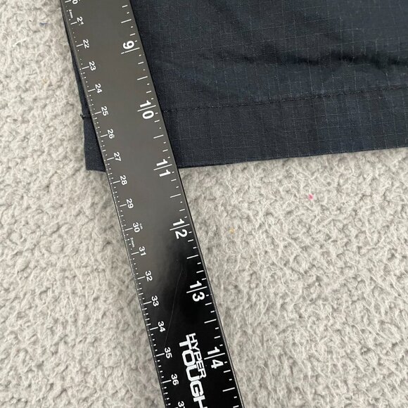 VTG Nike Athletic Dept. Shorts Men 38 Black Y2K Cargos - Picture 10 of 12